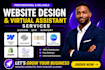 do webflow cms squarespace seo canva template design shopify virtual assistant