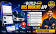 create bus booking app, school bus app, bus tracking app, school management app