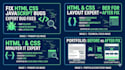 fix HTML CSS javascript bugs and website layout issues