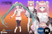 make a vrchat avatar with expressions, uploads and features