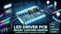 design led driver pcb, led lighting electronics, embedded systems and firmware