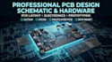 design professional pcb layout, schematics and electronics hardware