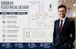 design church electrical plans, solar pv layout lighting design load calculation