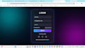 create a modern responsive login page in HTML CSS javascript