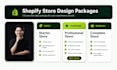 design a professional shopify store that converts