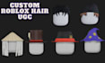 create custom roblox ugc hair accessories