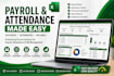 create payroll attendance tracker and salary sheet in excel