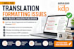 fix translation issues that for amazon