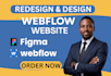 build webflow design develop website expert figma converts