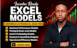 build a custom excel model for business and financial analysis