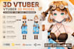 3d vtuber vtuber 3d model 3d character vroid vrchat vtuber model vtuber rigging