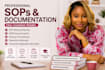 write sops review gmp documents operations manual policy standard operating