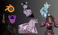 design and rig a custom vrchat avatar for pc and quest