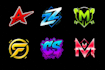 make esports letter gaming logo designs