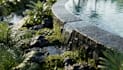 design premium infinity pool and luxury outdoor living space