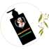 design watercolour botanical logo label and 3d mockup