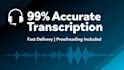 do professional audio to text transcription