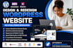 design wordpress website redesign wordpress website as full stack developer
