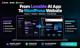 migrate lovable bolt base44 ai website to wordpress fix supabase backend
