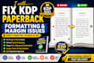 fix KDP paperback formatting and margin issues