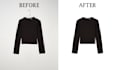 do flat lay image editing, ghost mannequin, neck joint, apparel photo editing