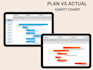 create plan vs actual gantt chart in excel