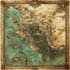 detailed hand drawn fantasy map illustration custom map