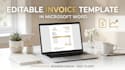 create editable invoice templates