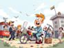 design custom 2d cartoon characters ready for animation