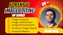 forensic image editing analysis video frame extraction clarification restoration