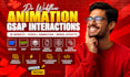 do webflow animation gsap interactions 3d website scroll animation webgl effects