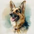 draw a cartoon pet portrait from photo