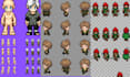 design pixel character, character sprite, 16bit rpg style sprites rpg maker game