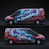 do clean and professional car wrap, vehicle wrap design