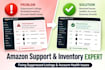 be your amazon seller central VA for inventory management and support