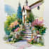 paint landscapes in watercolor
