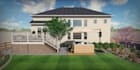 design frontyard backyard pool deck gazebo fire pit and landscape design