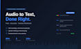 convert audio and video to clean accurate text transcription