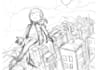 sketch your idea in a cartoon style