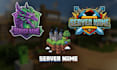 do custom minecraft server logo design and server icon