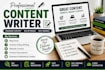 write 100 percent human SEO friendly blog articles
