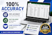 do accurate data entry, excel work and copy paste tasks