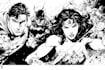 illustrate superhero comic book art from your script