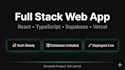 build a react web app with supabase backend