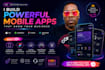 do mobile app development, figma design, ios and android backend apis gaming app