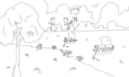create a minimalist line art illustration