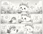 design cute chubby stickers, wallpapers, and comic sheets