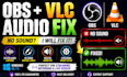 fix vlc obs audio capture and virtual cable setup on windows
