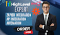 setup ghl zapier integration, ghl webhook, ghl api integation, ghl automation