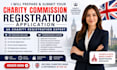 prepare and submit your charity commission registration application